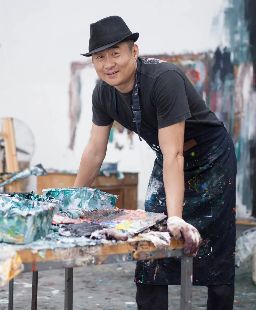 Andy Ba in seinem Studio